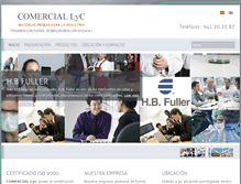 Tablet Screenshot of comerciallyc.es